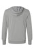 Kastlfel 4022 Mens RecycledSoft Hooded Long Sleeve T-Shirt Hoodie Steel Grey Flat Back