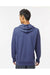 Kastlfel 4022 Mens RecycledSoft Hooded Long Sleeve T-Shirt Hoodie Vintage Royal Blue Model Back