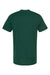 Tultex 602 Mens Short Sleeve Crewneck T-Shirt Forest Green Flat Back