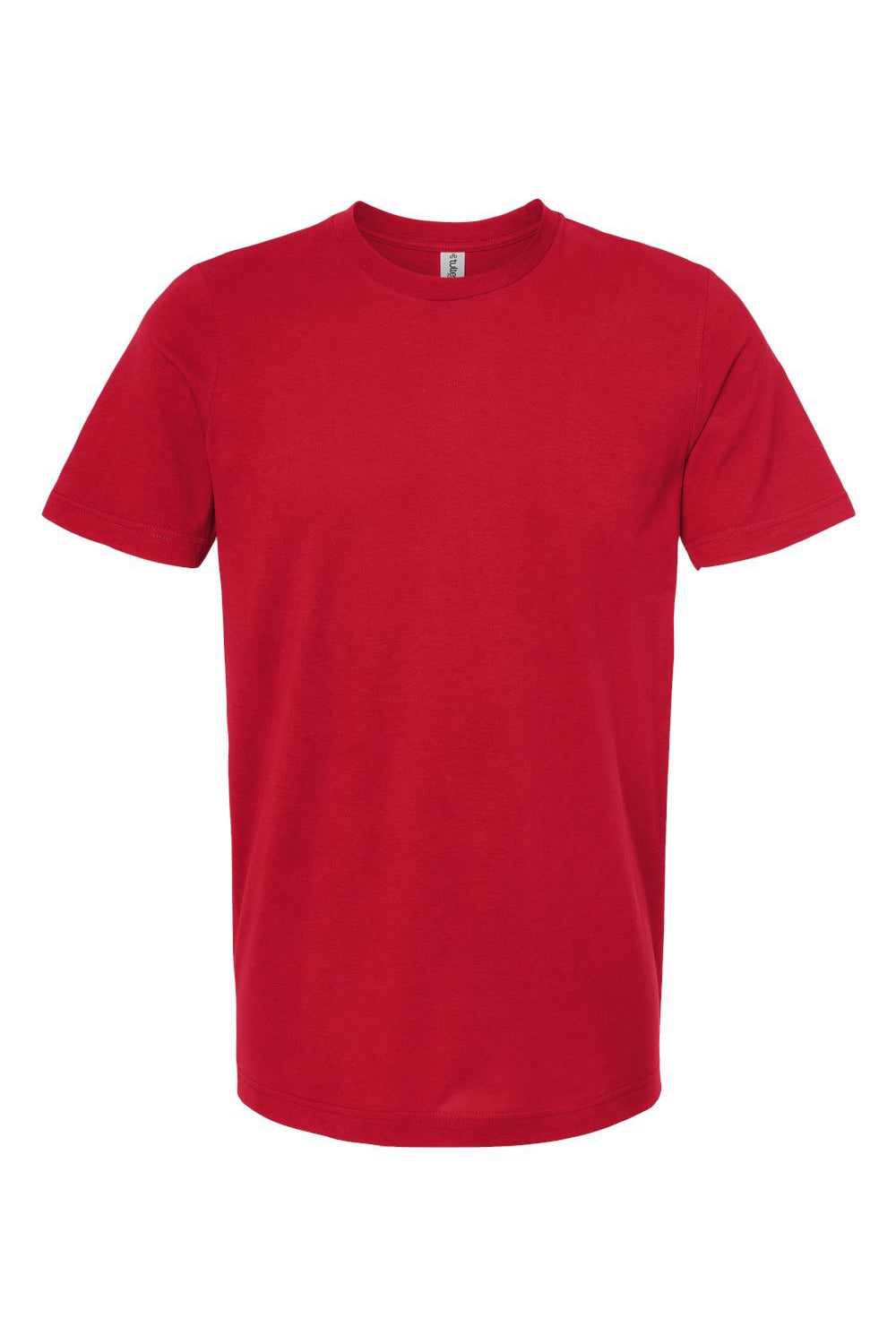 Tultex 602 Mens Short Sleeve Crewneck T-Shirt Red Flat Front