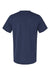 Bella + Canvas 3001ECO Mens EcoMax Short Sleeve Crewneck T-Shirt Navy Blue Flat Back