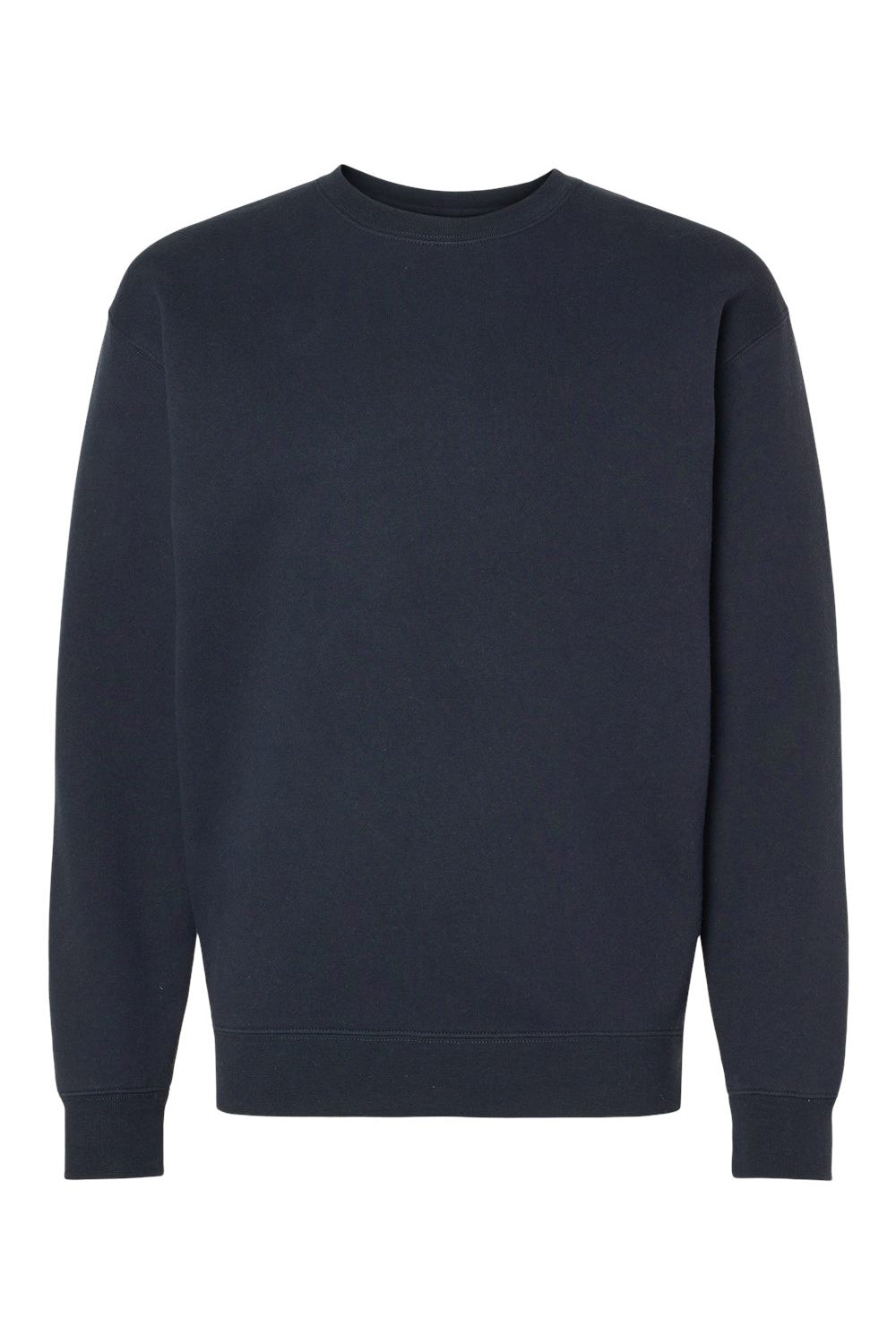 Independent Trading Co. IND3000 Mens Crewneck Sweatshirt Navy Blue Flat Front