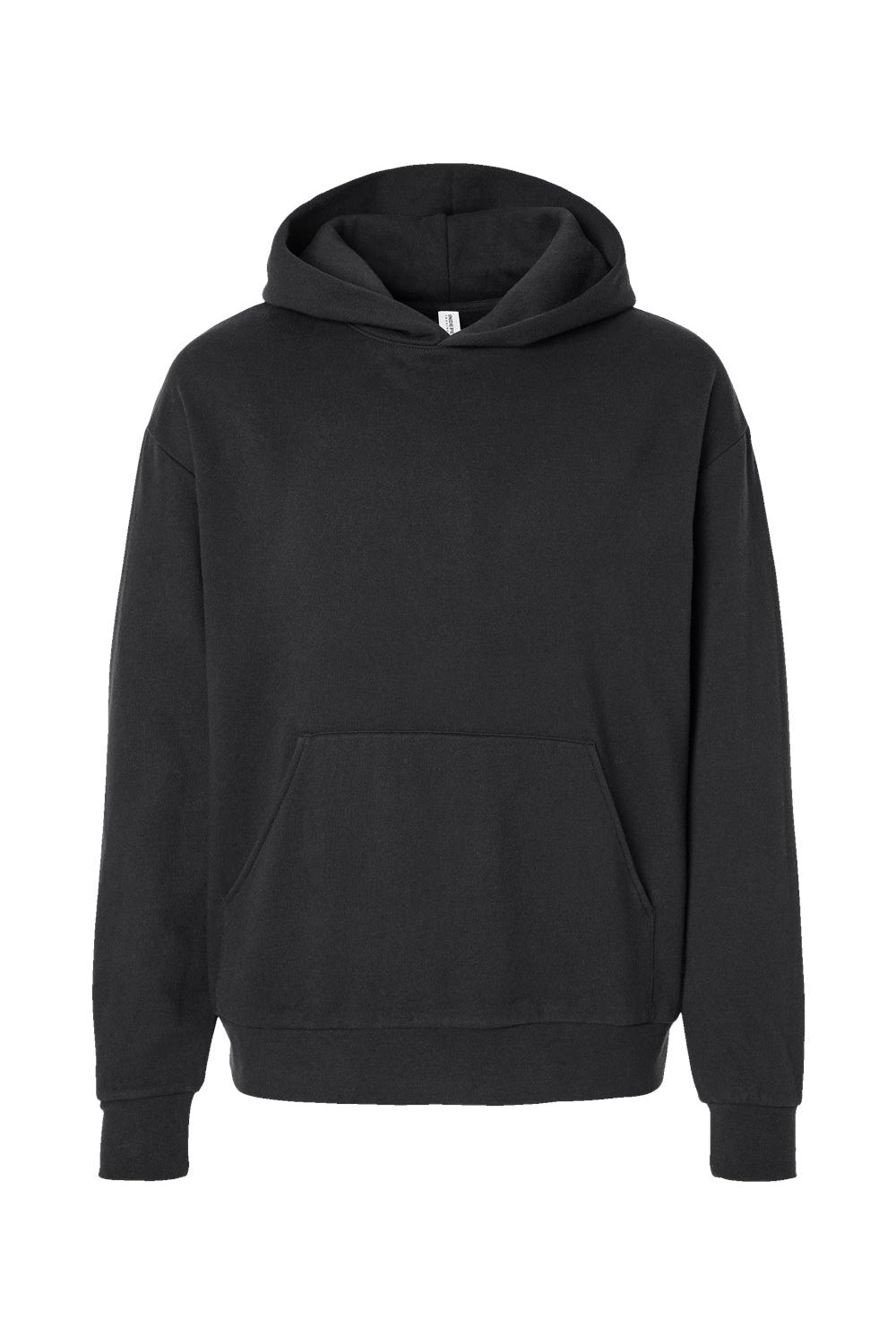 Independent Trading Co. IND280SL Mens Avenue Hooded Sweatshirt Hoodie Black Flat Front