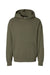 Independent Trading Co. IND280SL Mens Avenue Hooded Sweatshirt Hoodie Olive Green Flat Front