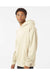 Independent Trading Co. IND280SL Mens Avenue Hooded Sweatshirt Hoodie Ivory Model Side