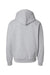 Independent Trading Co. IND420XD Mens Mainstreet Hooded Sweatshirt Hoodie Heather Grey Flat Back