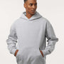 Independent Trading Co. Mens Mainstreet Hooded Sweatshirt Hoodie - Heather Grey