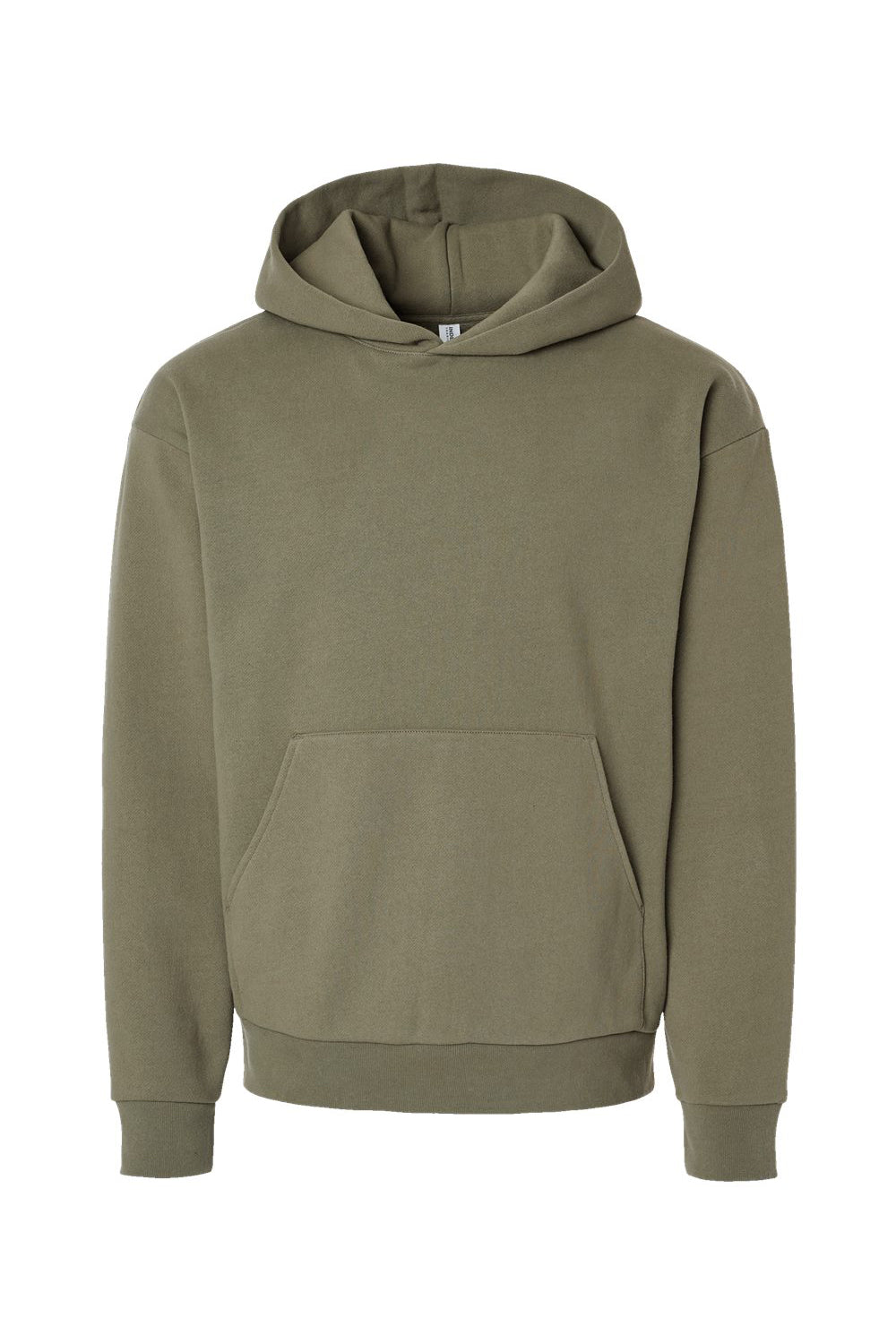 Independent Trading Co. IND420XD Mens Mainstreet Hooded Sweatshirt Hoodie Olive Green Flat Front