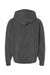 Independent Trading Co. IND420XD Mens Mainstreet Hooded Sweatshirt Hoodie Pigment Black Flat Back