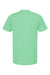 Tultex 602 Mens Short Sleeve Crewneck T-Shirt Light Mint Green Flat Back