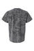 Dyenomite 200CSH Mens Crush Tie Dyed Short Sleeve Crewneck T-Shirt Obsidian Flat Back