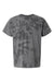 Dyenomite 200CSH Mens Crush Tie Dyed Short Sleeve Crewneck T-Shirt Obsidian Flat Front