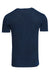 Threadfast Apparel 115A Mens Cross Dye Short Sleeve Crewneck T-Shirt Electric Blue Flat Back