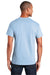 Gildan 2300/G230 Mens Ultra Short Sleeve Crewneck T-Shirt w/ Pocket Light Blue Model Back