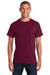 Gildan 2300/G230 Mens Ultra Short Sleeve Crewneck T-Shirt w/ Pocket Maroon Model Front