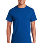 Gildan Mens Ultra Short Sleeve Crewneck T-Shirt w/ Pocket - Royal Blue - Closeout