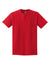 Gildan 2300/G230 Mens Ultra Short Sleeve Crewneck T-Shirt w/ Pocket Red Flat Front