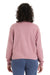 Alternative 1176 Womens Cropped Long Sleeve Crewneck T-Shirt Whiskey Rose Model Back