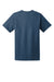 Hanes 5170 Mens EcoSmart Short Sleeve Crewneck T-Shirt Heather Blue Flat Back