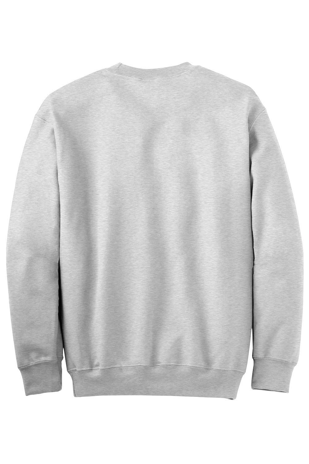 Gildan 12000/G120 Mens DryBlend Moisture Wicking Fleece Crewneck Sweatshirt Ash Grey Flat Back