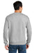 Gildan 12000/G120 Mens DryBlend Moisture Wicking Fleece Crewneck Sweatshirt Ash Grey Model Back