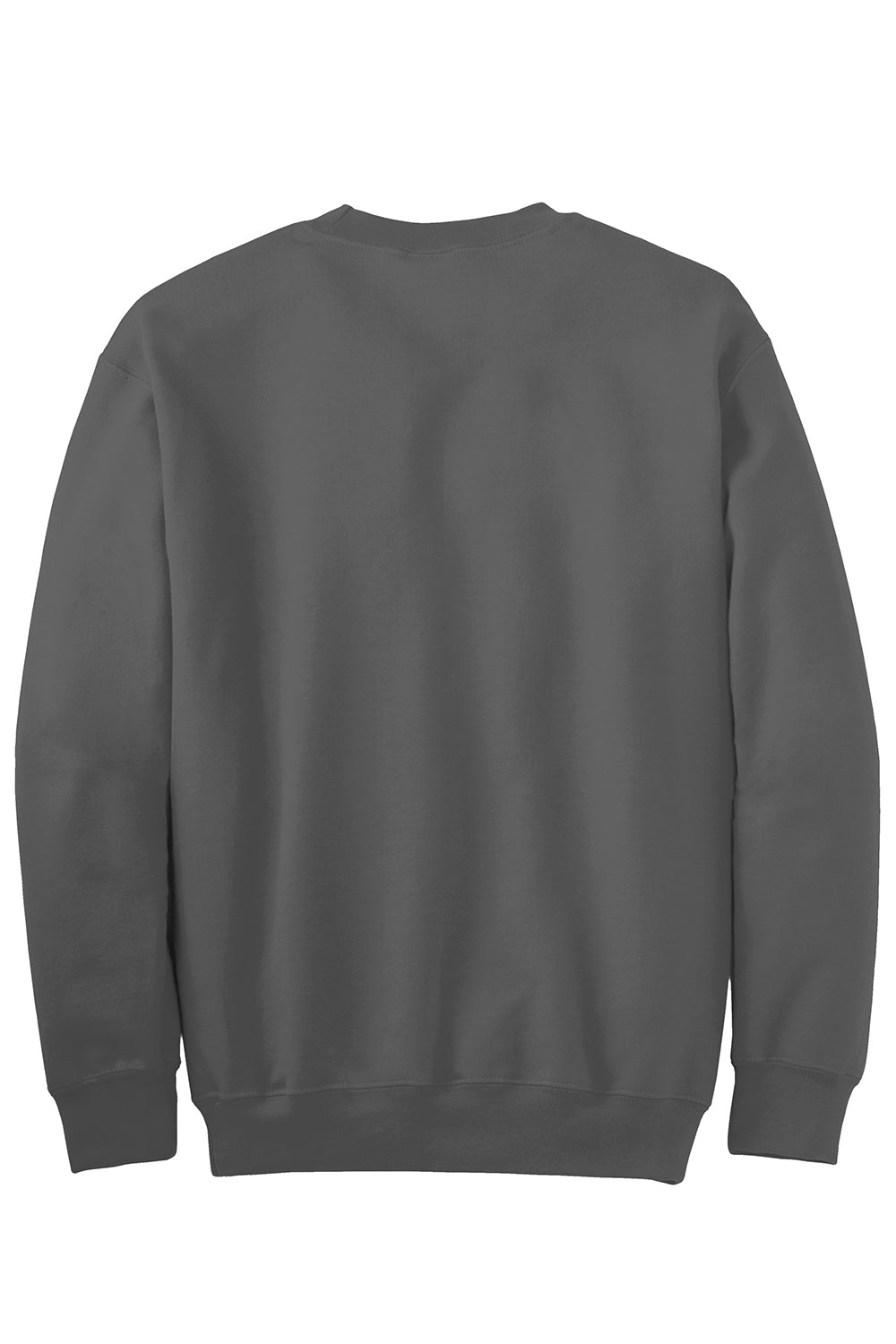 Gildan 12000/G120 Mens DryBlend Moisture Wicking Fleece Crewneck Sweatshirt Charcoal Grey Flat Back