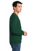 Gildan 12000/G120 Mens DryBlend Moisture Wicking Fleece Crewneck Sweatshirt Forest Green Model Side