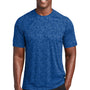 Sport-Tek Mens Digi Camo Moisture Wicking Short Sleeve Crewneck T-Shirt - True Royal Blue - NEW