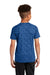 Sport-Tek YST460 Youth Digi Camo Moisture Wicking Short Sleeve Crewneck T-Shirt True Royal Blue Model Back