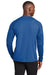 Sport-Tek ST460LS Mens Digi Camo Moisture Wicking Long Sleeve Crewneck T-Shirt True Royal Blue Model Back