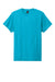 Gildan G670/67000 Mens Softstyle CVC Short Sleeve Crewneck T-Shirt Caribbean Blue Mist Flat Front