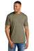 Gildan G670/67000 Mens Softstyle CVC Short Sleeve Crewneck T-Shirt Dune Mist Model Front