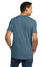 Next Level NL3600/3600 Mens Fine Jersey Short Sleeve Crewneck T-Shirt Blue Jean Model Back