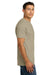 Next Level NL3600/3600 Mens Fine Jersey Short Sleeve Crewneck T-Shirt Tan Model Side