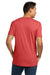 Next Level NL3600/3600 Mens Fine Jersey Short Sleeve Crewneck T-Shirt Watermelon Red Model Back