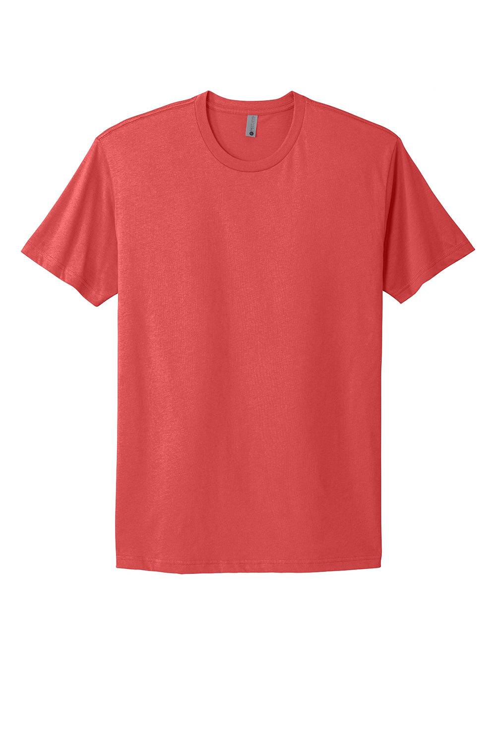 Next Level NL3600/3600 Mens Fine Jersey Short Sleeve Crewneck T-Shirt Watermelon Red Flat Front