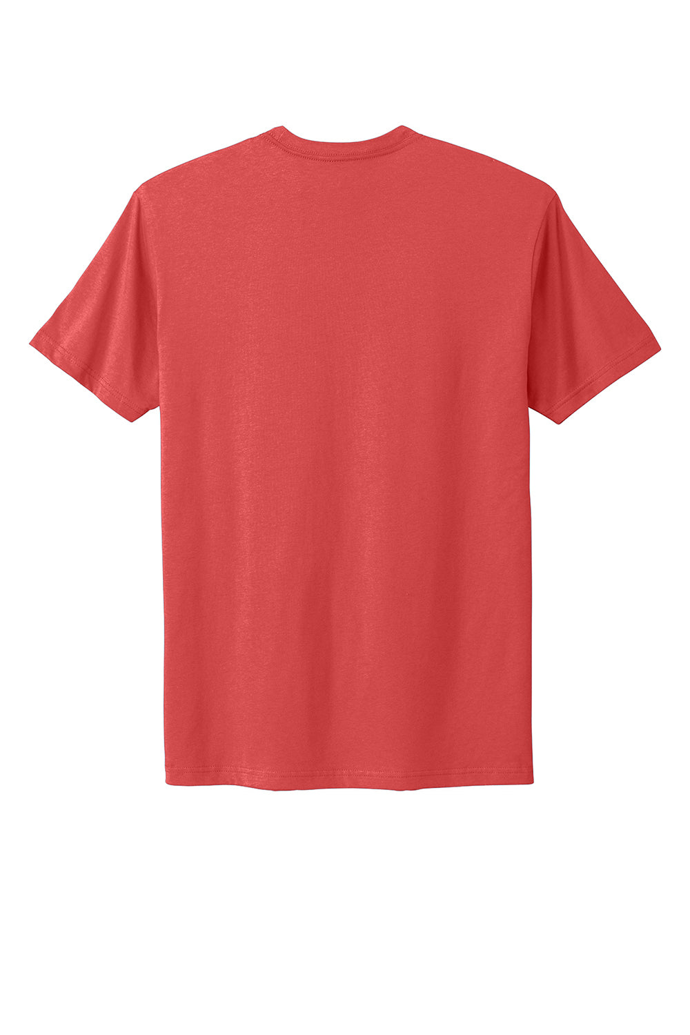 Next Level NL3600/3600 Mens Fine Jersey Short Sleeve Crewneck T-Shirt Watermelon Red Flat Back