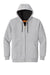 CornerStone CS620 Mens Full Zip Hooded Sweatshirt Hoodie Heather Grey Flat Front