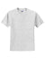 Jerzees 29M/29MR/29MT Mens Dri-Power Moisture Wicking Short Sleeve Crewneck T-Shirt Ash Grey Flat Front