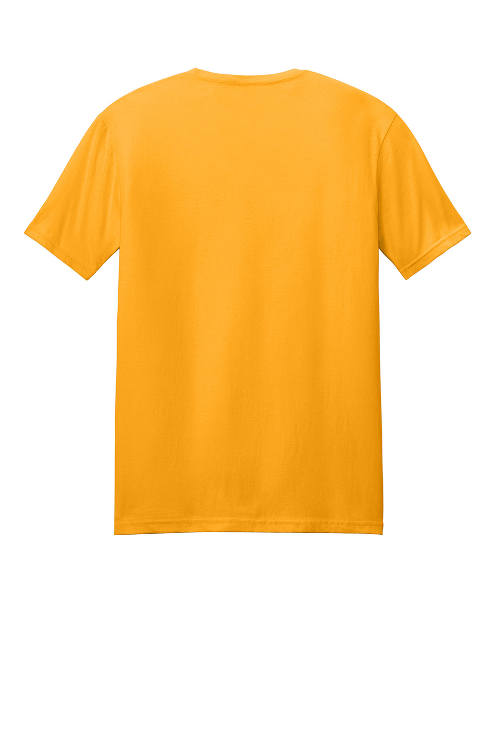 Gildan 64000/G640 Mens Softstyle Short Sleeve Crewneck T-Shirt Gold Flat Back