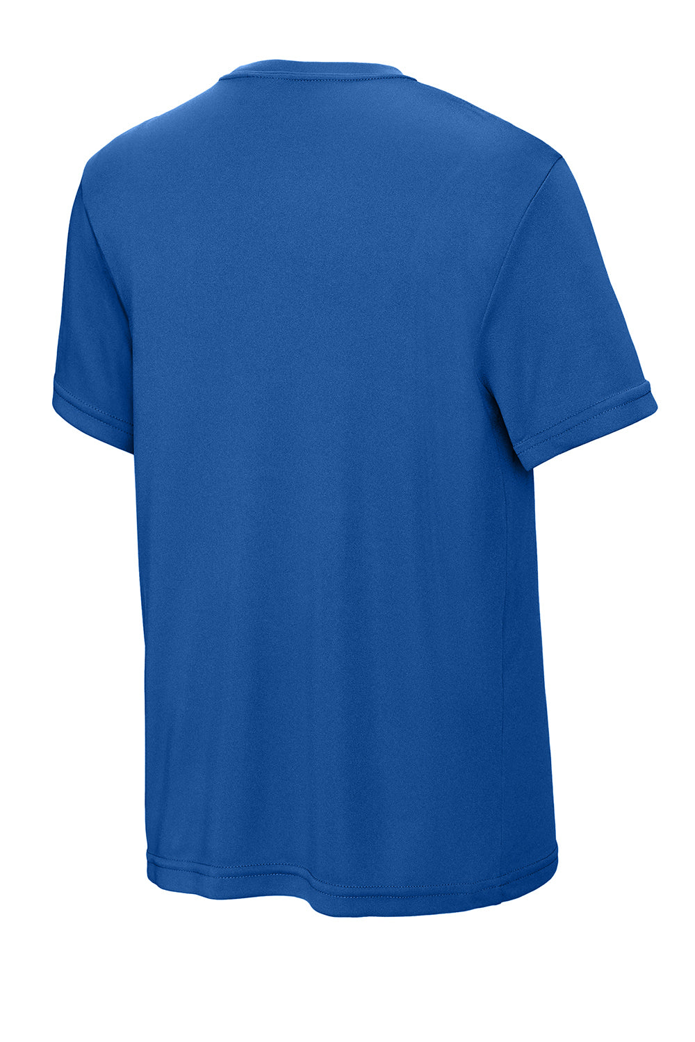 Sport-Tek YST350 Youth Competitor Moisture Wicking Short Sleeve Crewneck T-Shirt True Royal Blue Flat Back