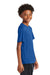 Sport-Tek YST350 Youth Competitor Moisture Wicking Short Sleeve Crewneck T-Shirt True Royal Blue Model Side