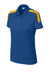 Sport-Tek LST104 Womens Competitor United Short Sleeve Polo Shirt Royal Blue/Gold Flat Front