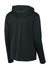 Sport-Tek ST255 Mens Sport-Wick United Fleece Hooded Sweatshirt Hoodie Black/White Flat Back