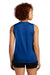 Sport-Tek LST352 Womens Competitor Moisture Wicking Tank Top True Royal Blue Model Back