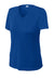 Sport-Tek LST353 Womens Competitor Moisture Wicking Short Sleeve V-Neck T-Shirt True Royal Blue Flat Front