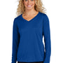 Sport-Tek Womens Competitor Moisture Wicking Long Sleeve V-Neck T-Shirt - True Royal Blue - NEW