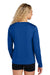 Sport-Tek LST353LS Womens Competitor Moisture Wicking Long Sleeve V-Neck T-Shirt True Royal Blue Model Back