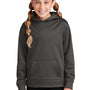 Sport-Tek Youth Sport-Wick Moisture Wicking Fleece Hooded Sweatshirt Hoodie - Iron Grey - NEW