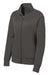 Sport-Tek LST241 Womens Sport-Wick Moisture Wicking Fleece Full Zip Sweatshirt Iron Grey Flat Front